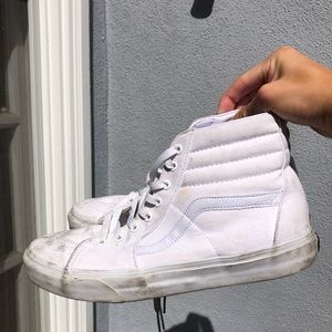 VANS white hightop